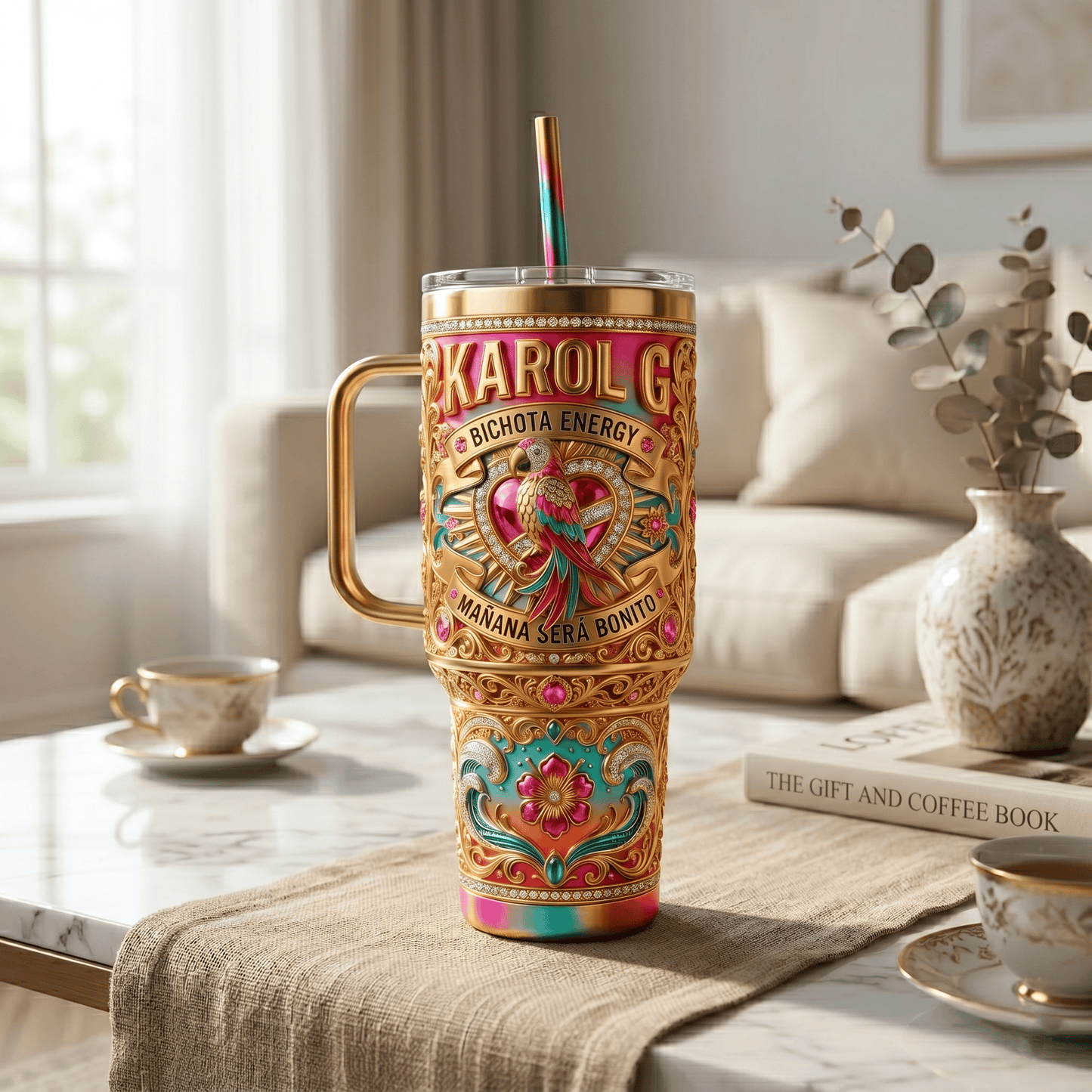 KRG 40oz Tumbler With Handle HTTT