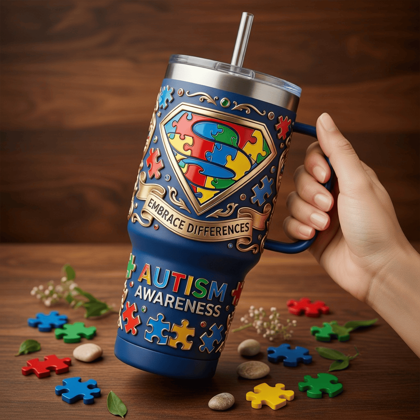 ATS 40oz Tumbler With Handle LNTH
