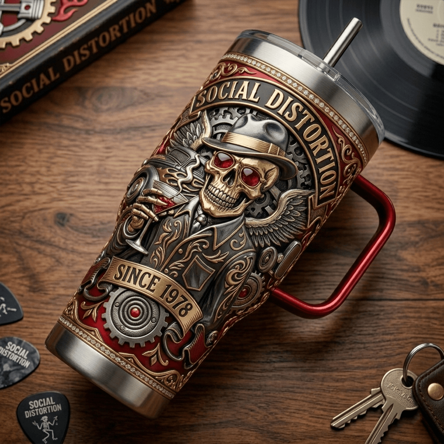 Premium SDN 40oz Tumbler With Handle LNTH