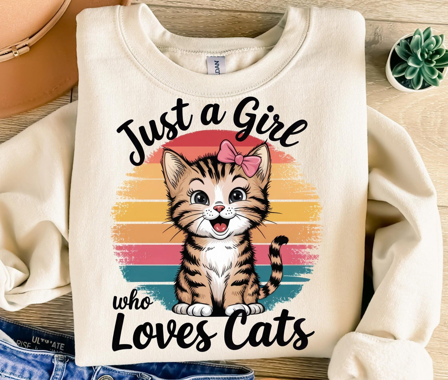 Love Cat Shirt, Just a Girl who Loves Cats