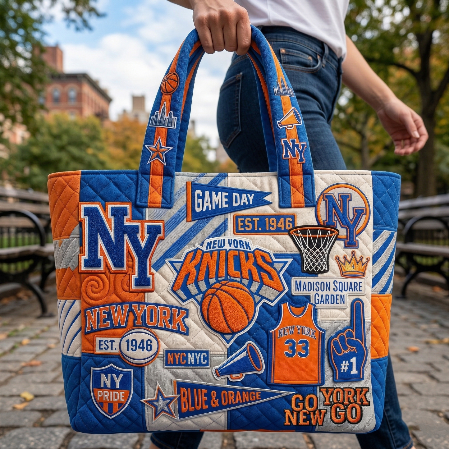 NYK QUILTED TOTE BAG HTTT
