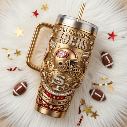 SF49 40oz Tumbler With Handle PDL