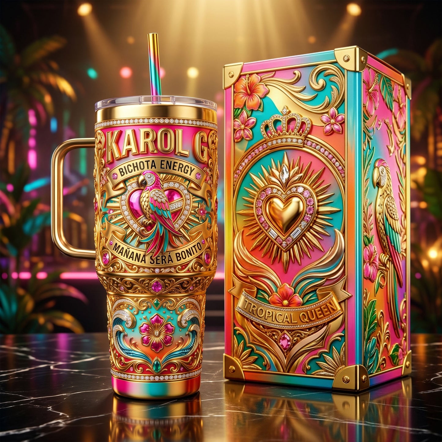 KRG 40oz Tumbler With Handle HTTT