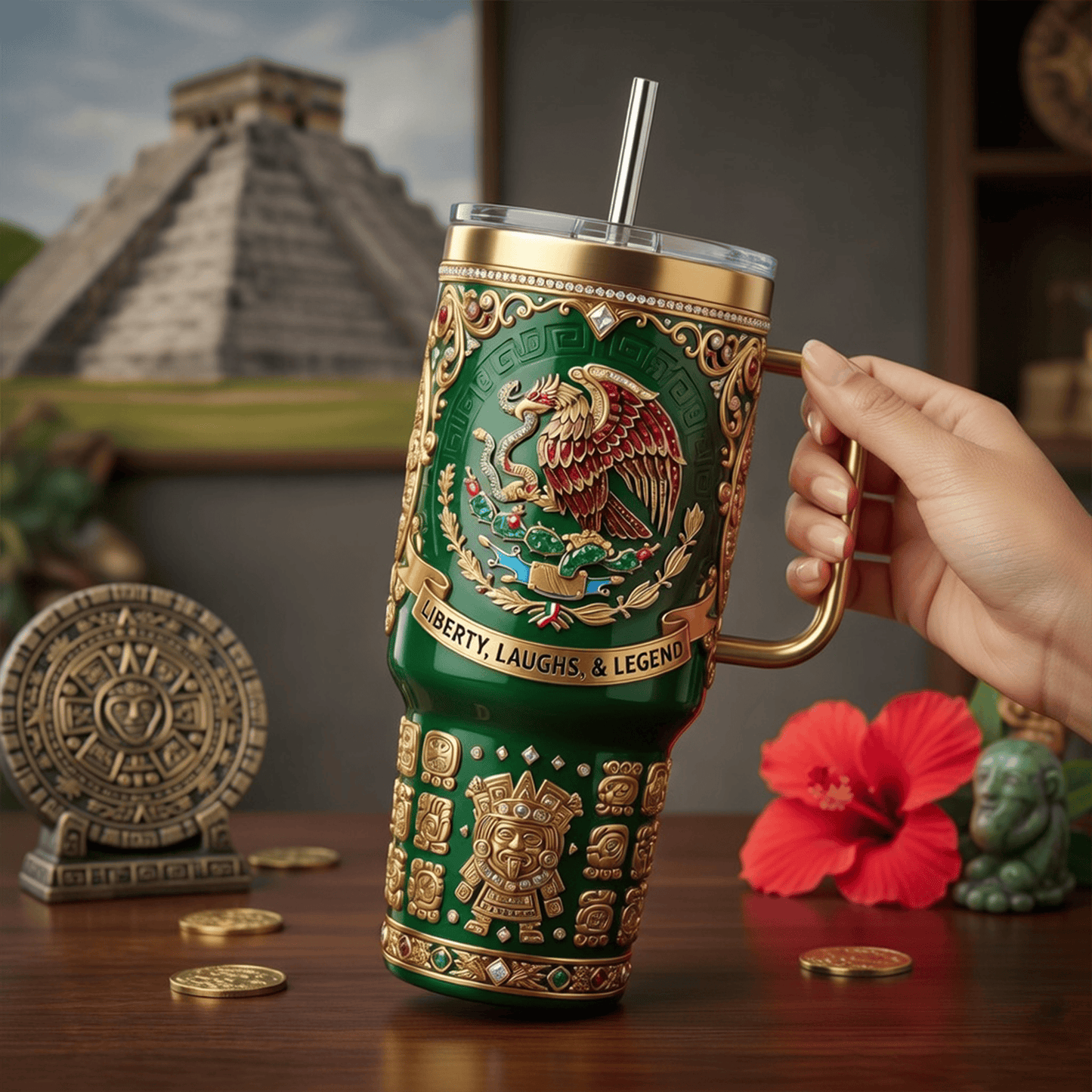 MXC 40oz Tumbler With Handle LNTH