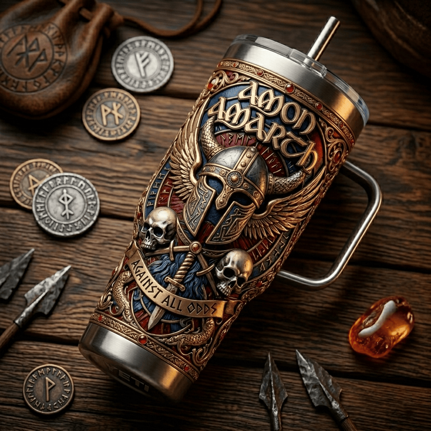 Premium ANAM 40oz Tumbler With Handle LNTH