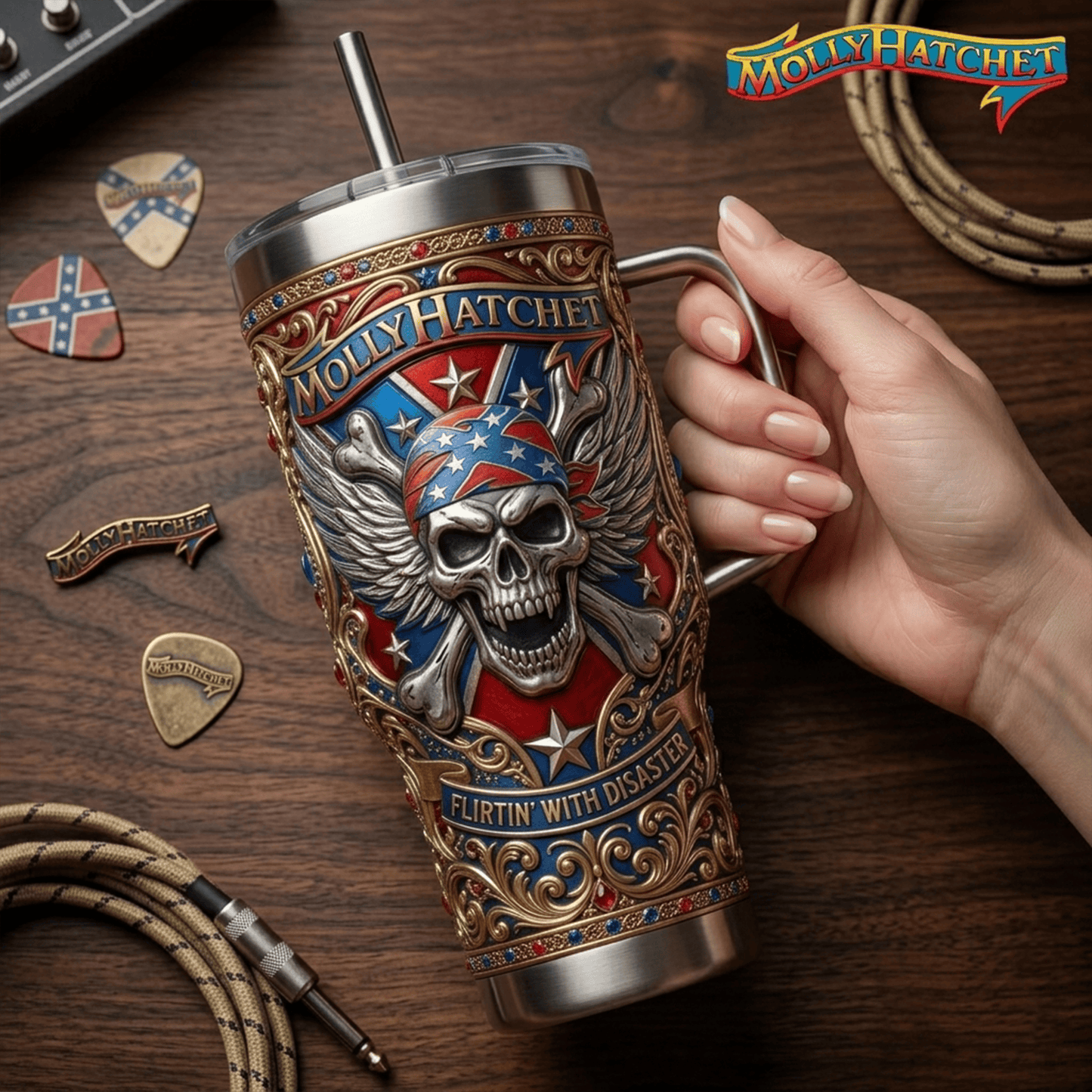 Premium MLHC 40oz Tumbler With Handle LNTH