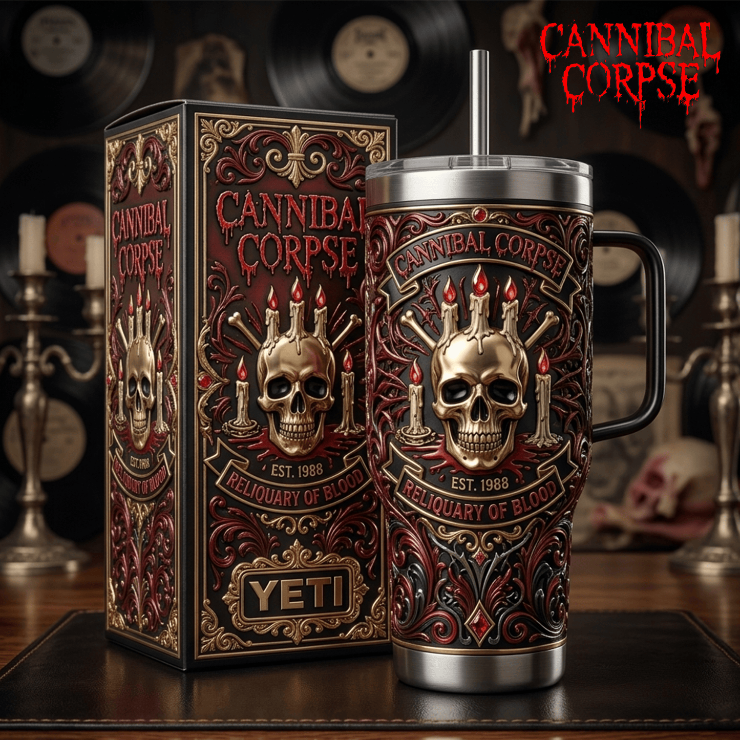 Premium CNC 40oz Tumbler With Handle LNTH