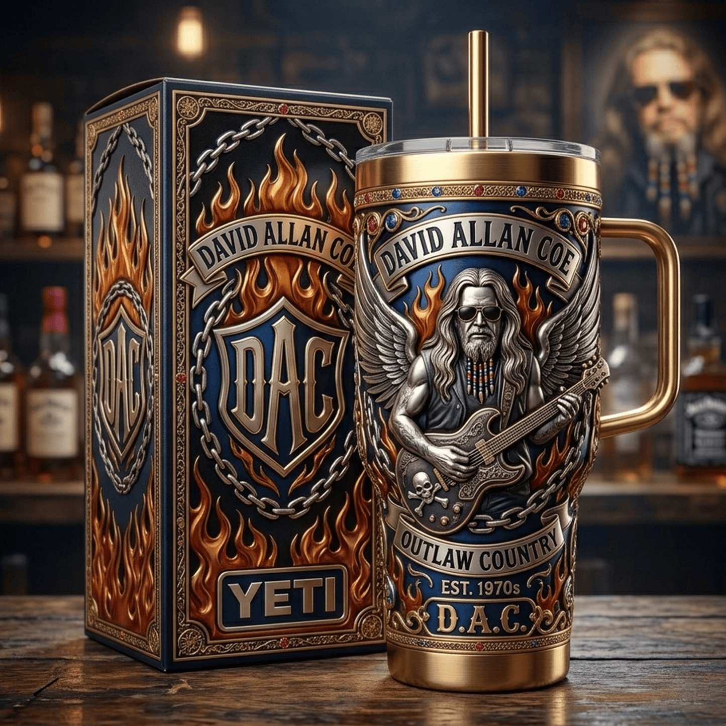 Premium DAC 40oz Tumbler With Handle LNTH