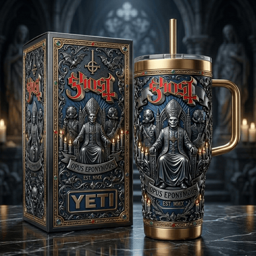 Premium GHB 40oz Tumbler With Handle LNTH